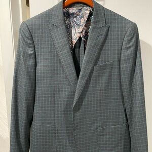 Men's Plaid Blazer